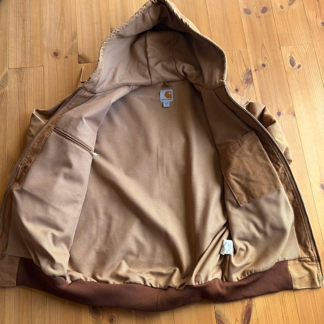 アクティブジャケット カーハート USA製 裏サーマル　ダック 90s 00s