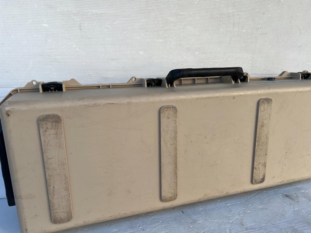 ②本物米軍ライフルケース ペリカン ミリタリー 外寸W120×D42×H23cmの