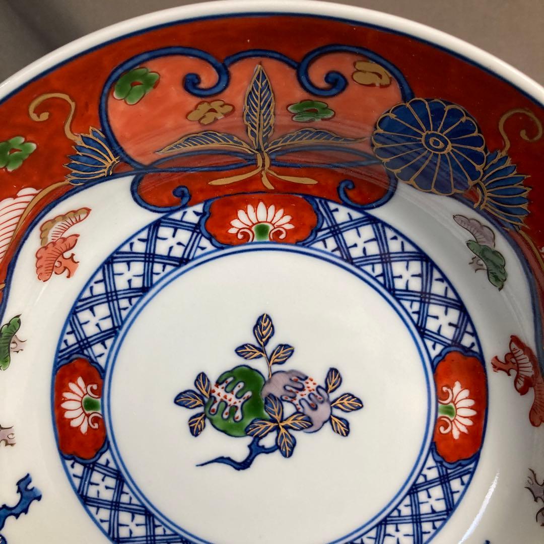 源右衛門】古伊万里の伝統日本の名窯舘林源右衛門作染錦根菜図香炉