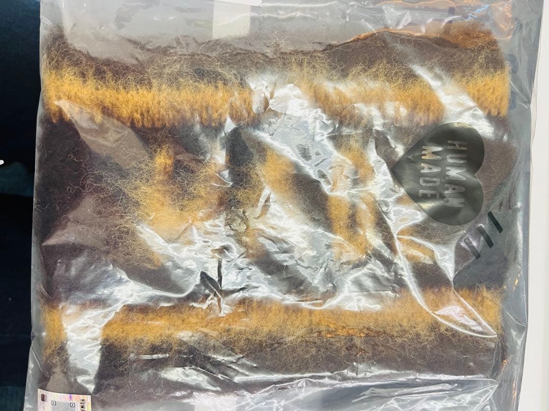 HUMAN MADE SHAGGY KNIT LOGO BAND ヘアバンド HUMAN MADE HEAD BAND