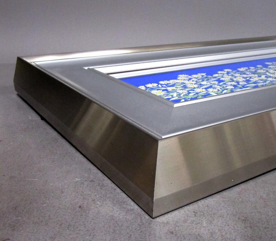 日本画 渋川矗(なおし)［ほそば のぎく］細葉野菊(別名：紀州菊) 高級