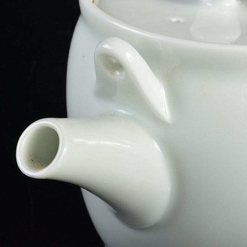 日本画家 郷倉千靱作 染付釉裏紅 花文 急須 共箱 M R4346 - メルカリ