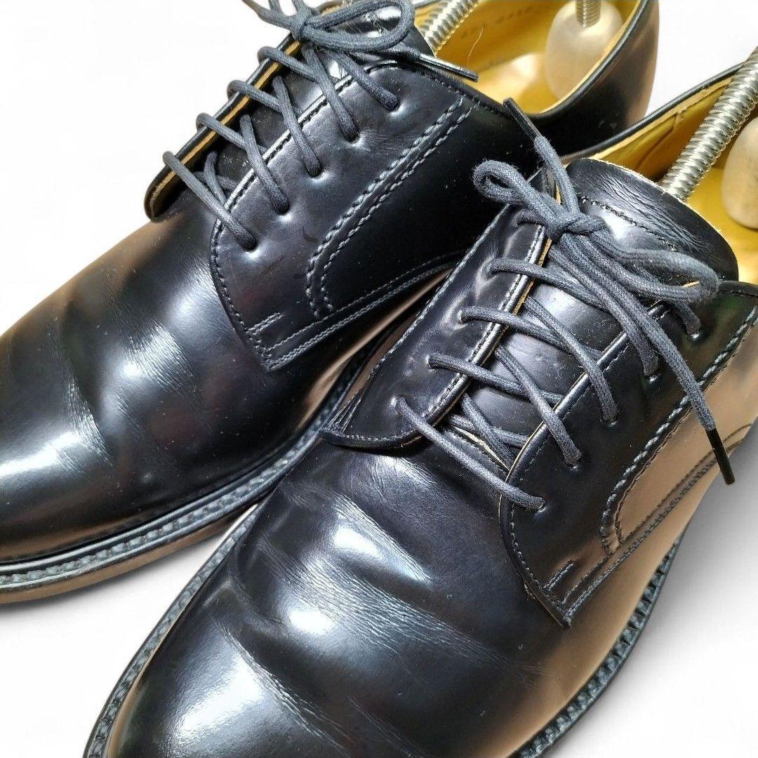 リーガル 2504 25.5cm ビジネスシューズ 外羽根 本革 革靴 ブラック