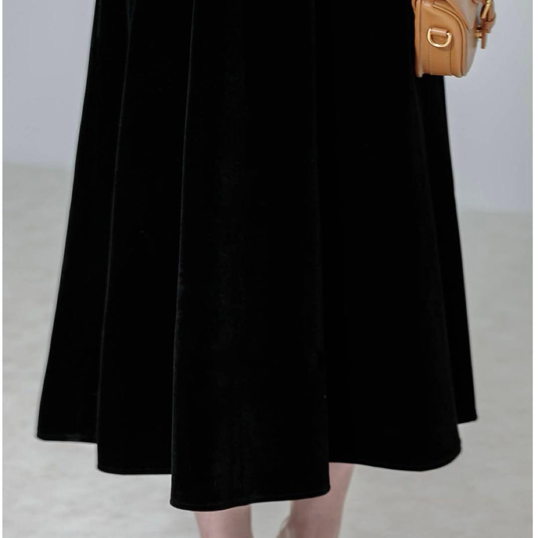 Leja ブラック・ゴールド ロングドレス