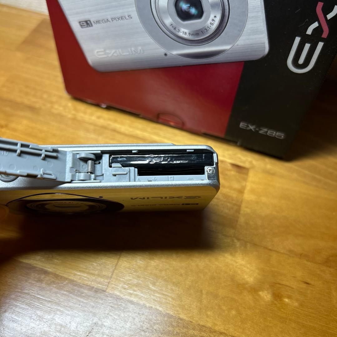 動作確認済 CASIO EXILIM EX-Z85 デジカメ グレー平成デジカメ