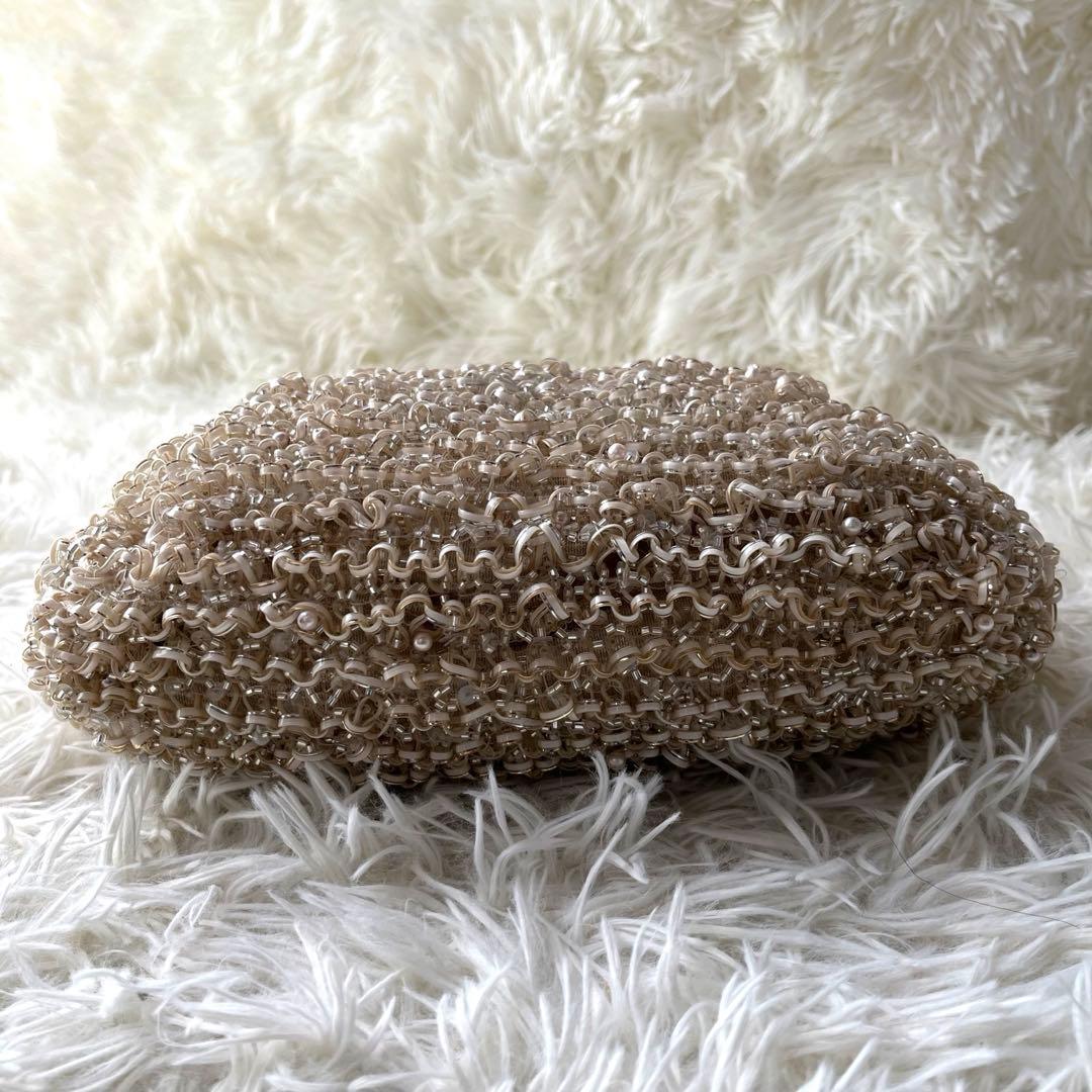 【ゆう】ANTEPRIMAワイヤーバッグ 2way シルバーベージュ