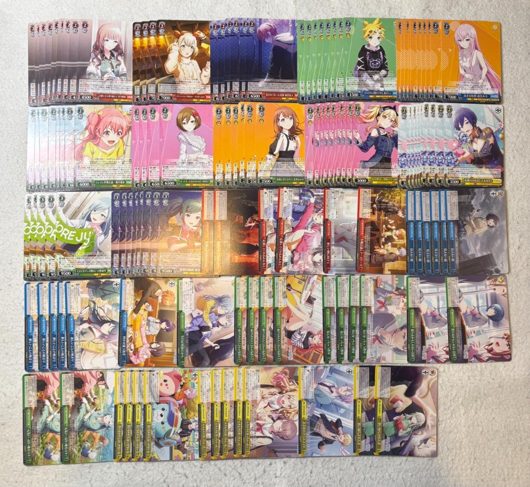 ヴァイスシュヴァルツ プロジェクトセカイ カード400枚以上まとめ売り