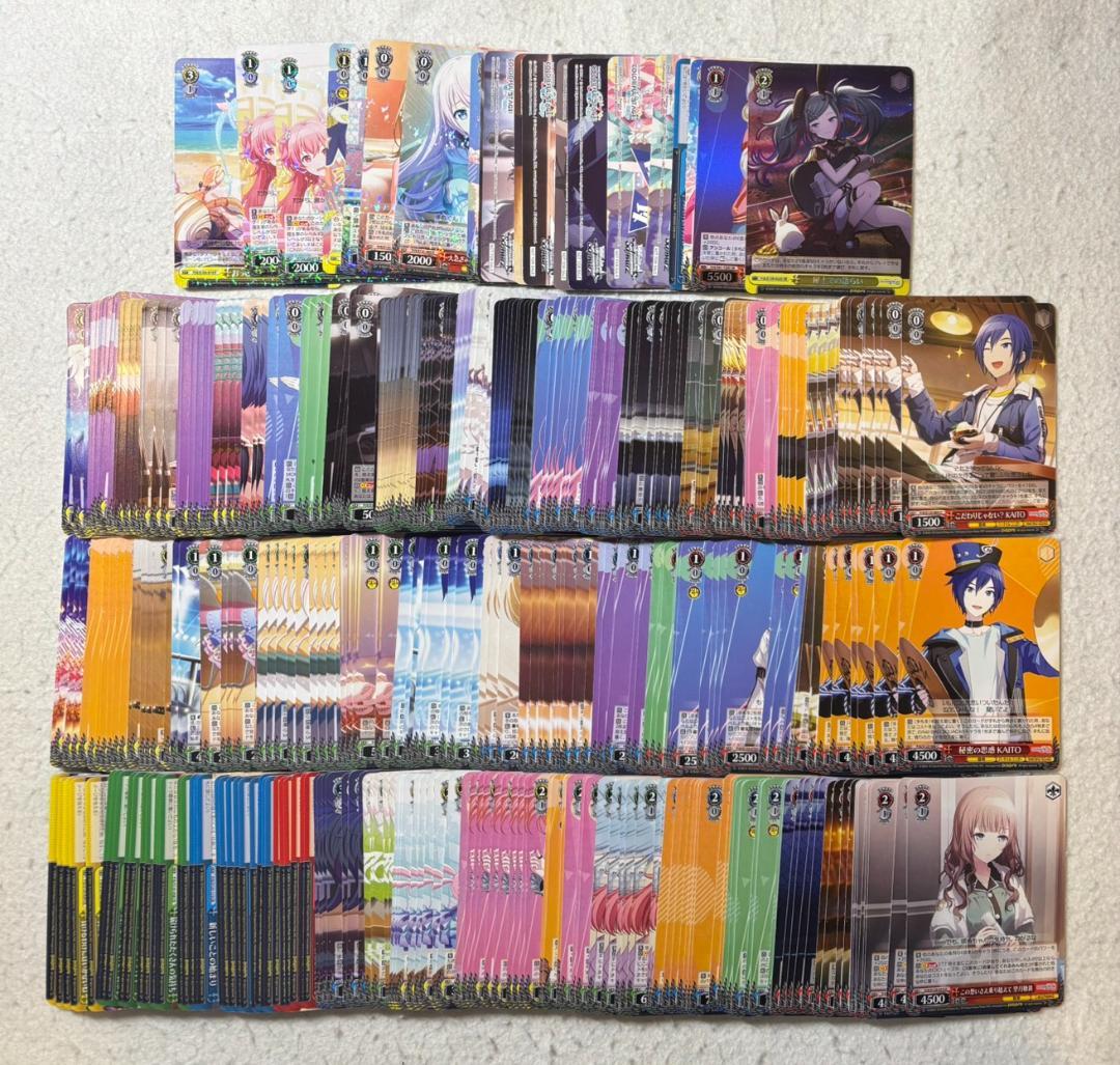 ヴァイスシュヴァルツ プロジェクトセカイ カード400枚以上まとめ売り