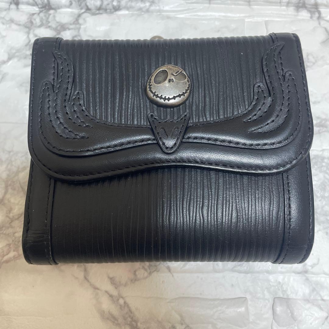 ANNA SUI ×ナイトメア ディズニー ジャック 二つ折り財布 ウォレット