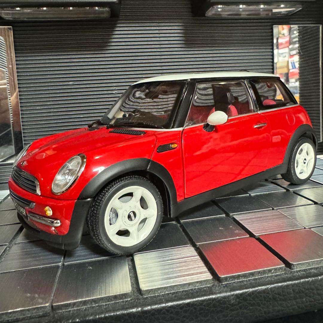 絶版未展示品 京商 1/18 MINI ミニ クーパー レッド