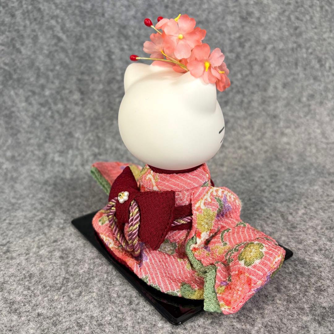 ハローキティ 陶器 ドール 着物 桜