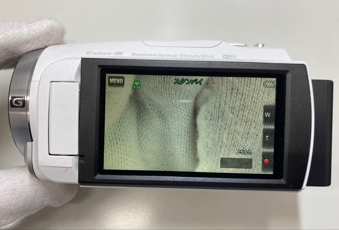 SONY HDR-CX680 ホワイト ビデオカメラ 本体