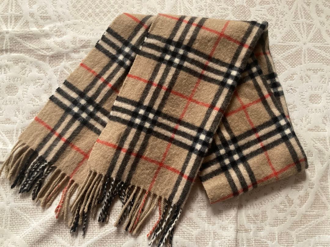 Burberrys カシミヤ100% マフラー 短め125cm - メルカリ