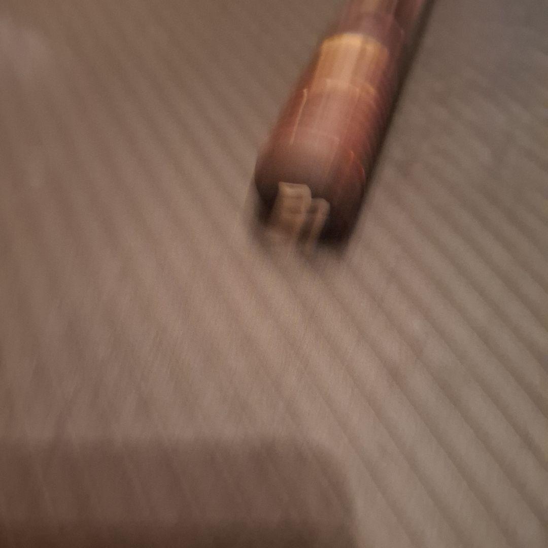 篠笛 古典調 五本調子 7穴 天地籐巻き 燻製風仕上げ 篠笛 古典