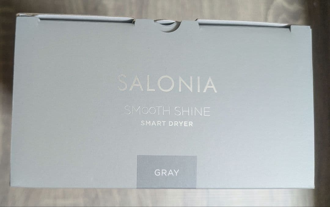 新品未開封 SALONIA スムースシャイン スマート ドライヤー グレー