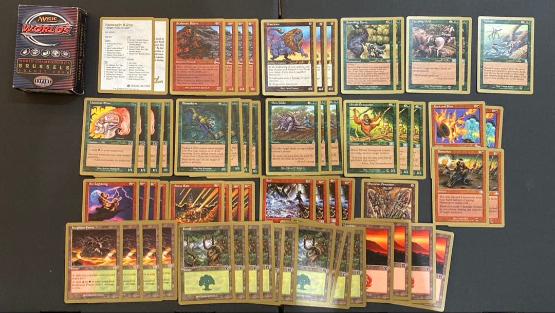 MTG 金枠 worlds championship2000 デッキ まとめ売り