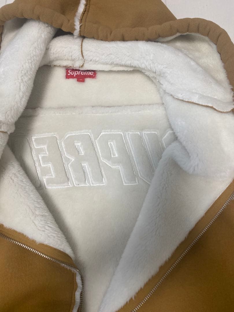 Supreme フリースパーカー Mサイズ ブラウン　シュプリーム