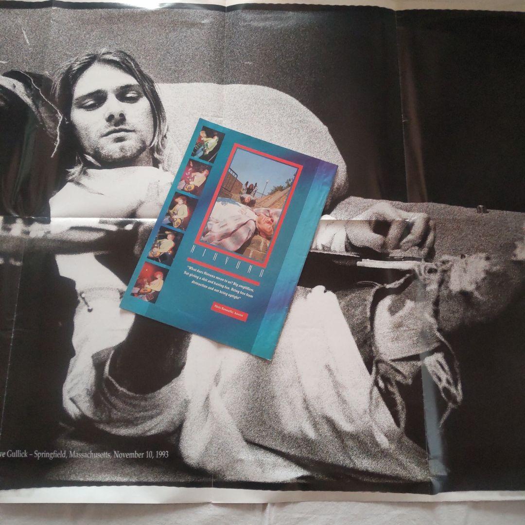 ①MELODY·MAKER　付録　NIRVANA　両面ポスター　小冊子