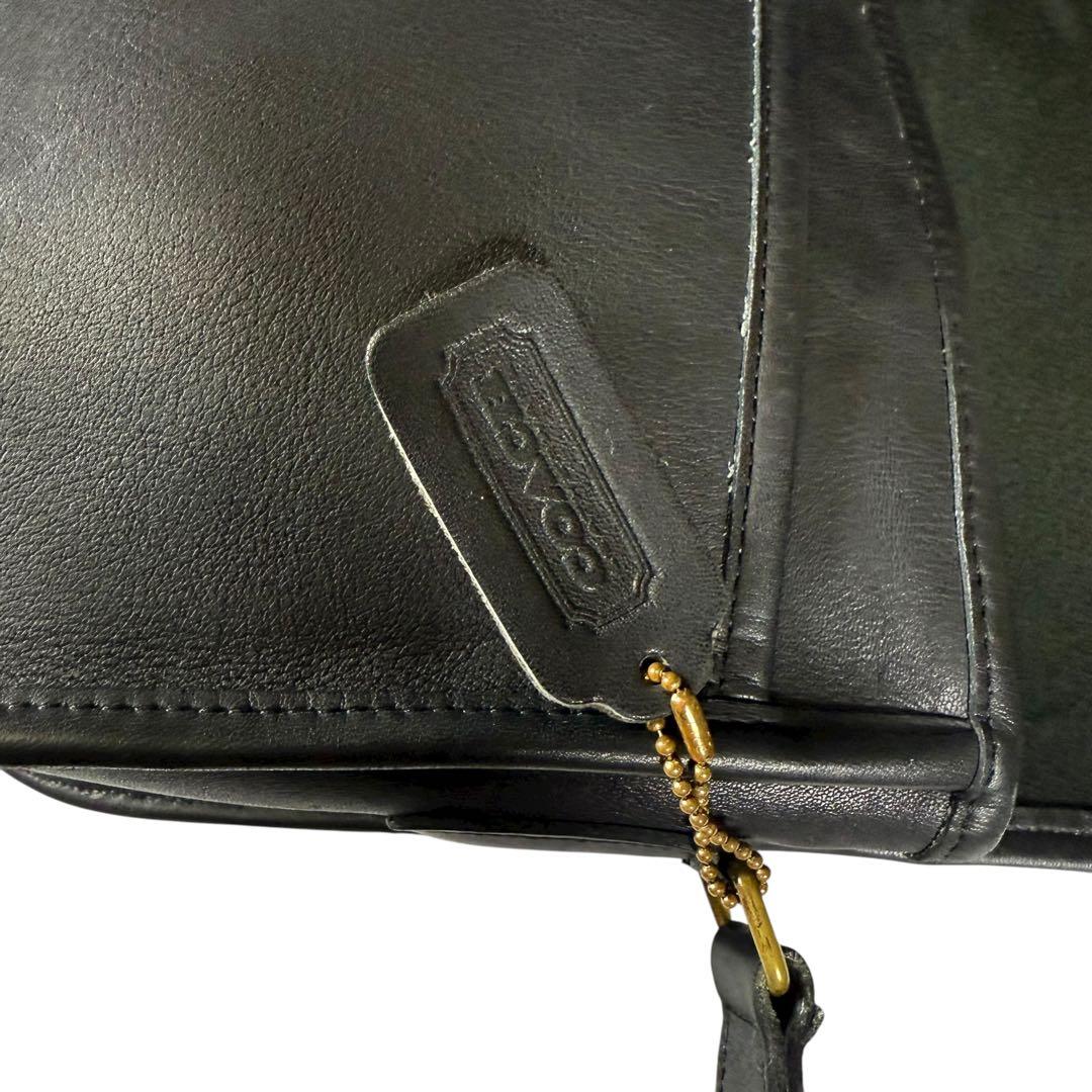 オールドコーチ COACH ターンロック レザー ショルダーバッグ　ビンテージ