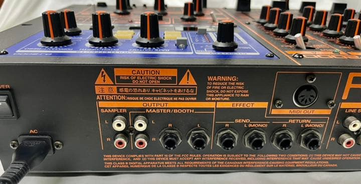 名機】ローランド DJ-2000 DJミキサー 交換クロスフェーダ