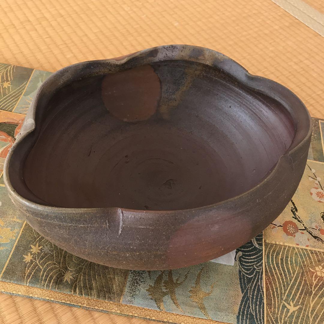備前焼 大鉢　藤原 雄