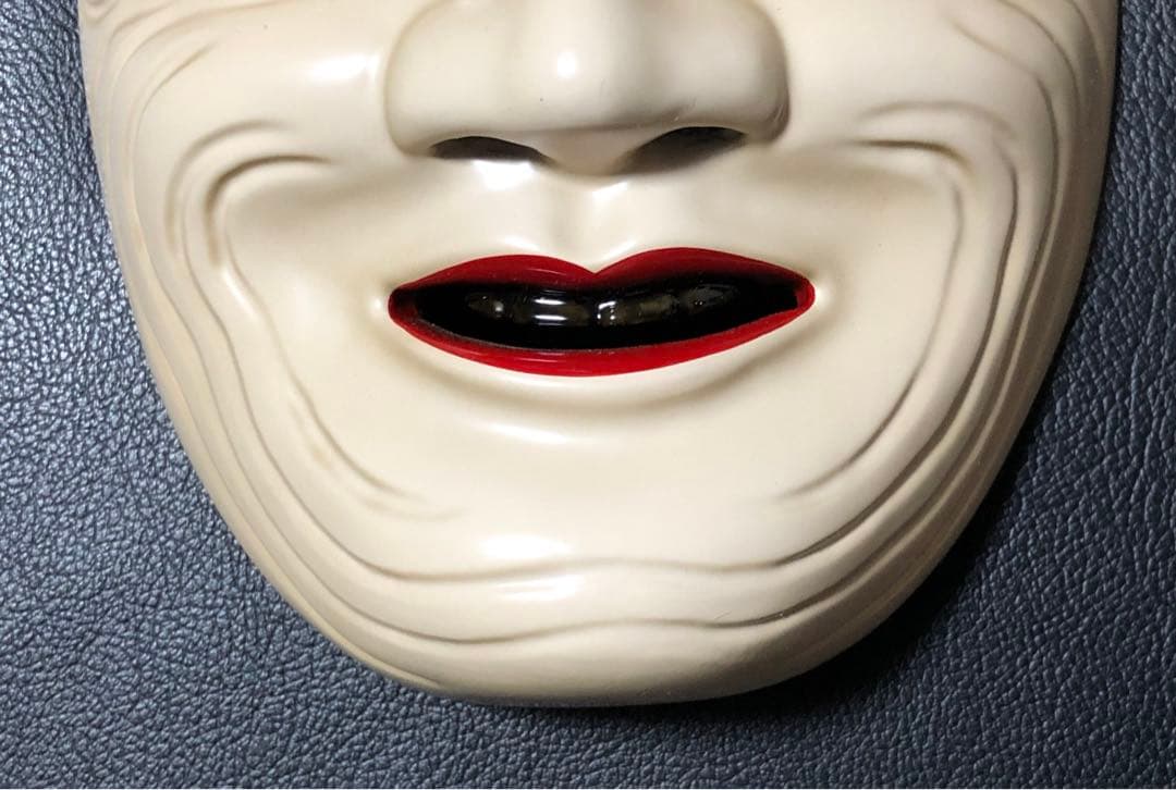 安い 価格その他 - 面 めん 備中神楽面 手名槌命 清巳作 吉備のおもて