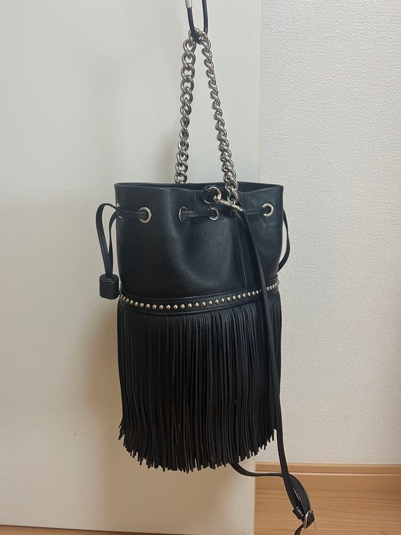 J&M DAVIDSON フリンジショルダーバッグ