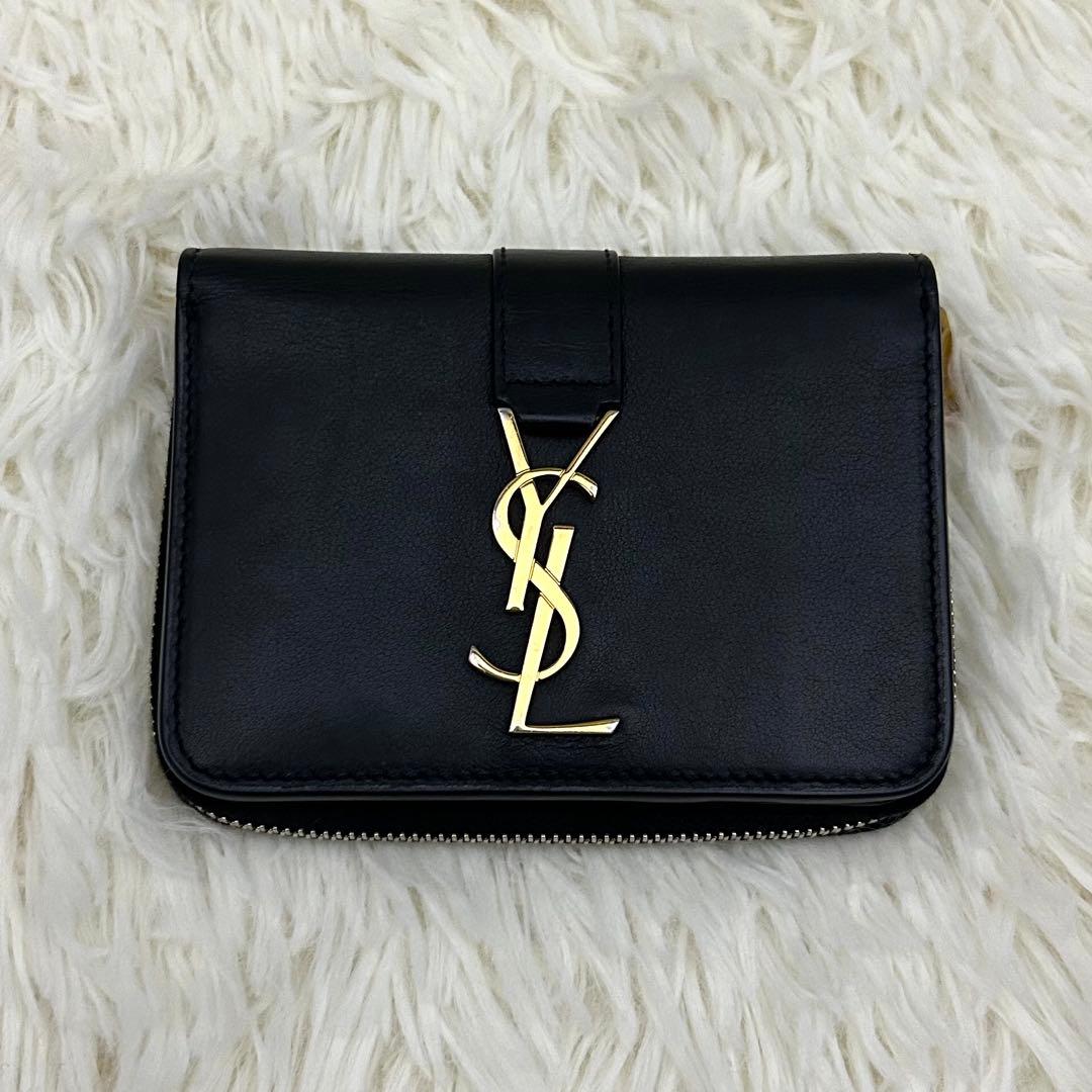 在庫 処分 セールファッション - 【美品】Saint Laurent カランドラ