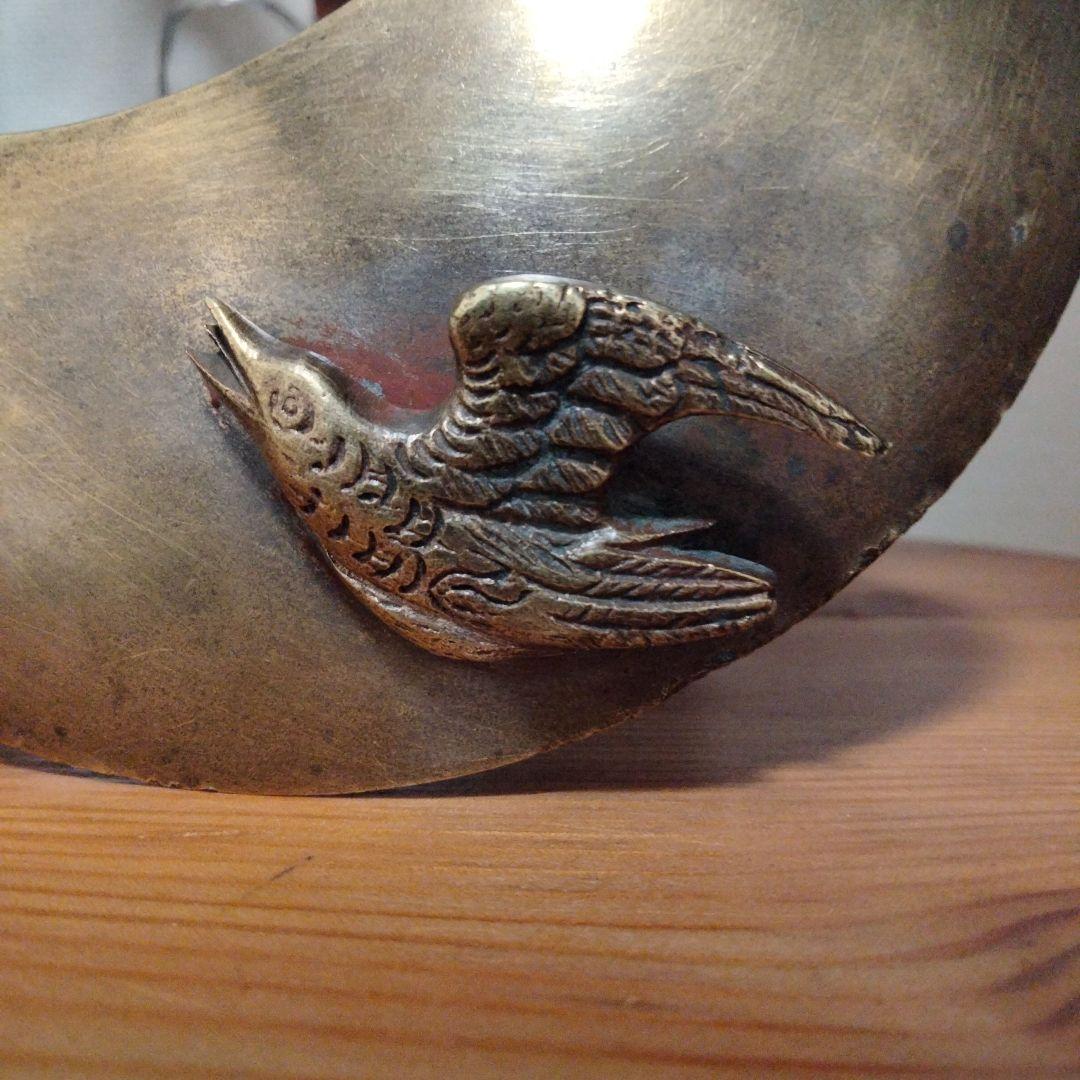 古銅月形釣華生窓月