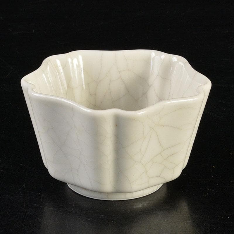 中国美術 白磁高碗 一対 雍正年製 款(A930) 中国美術 白磁高碗 一対