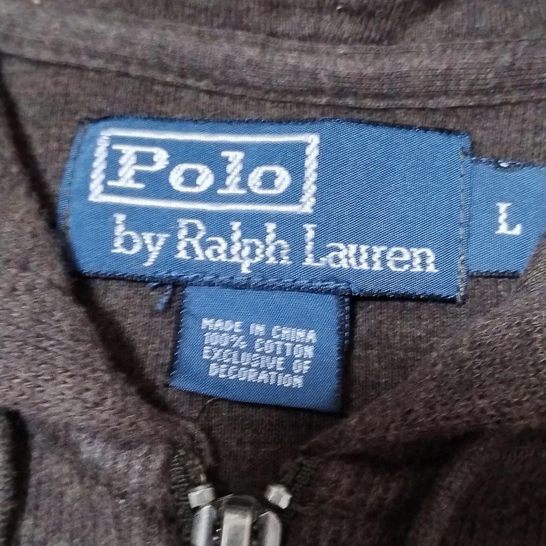 90s ポロ ラルフローレン Y2K パーカー フルジップ メンズ ビンテージ