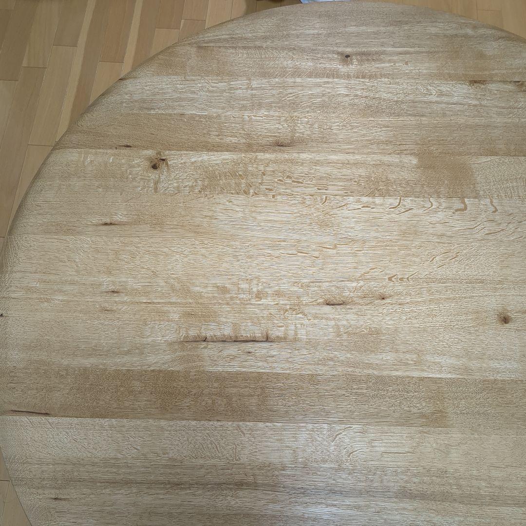 関家具 クラッシュゲート イージーライフ 円形木製ダイニングテーブル デッケ