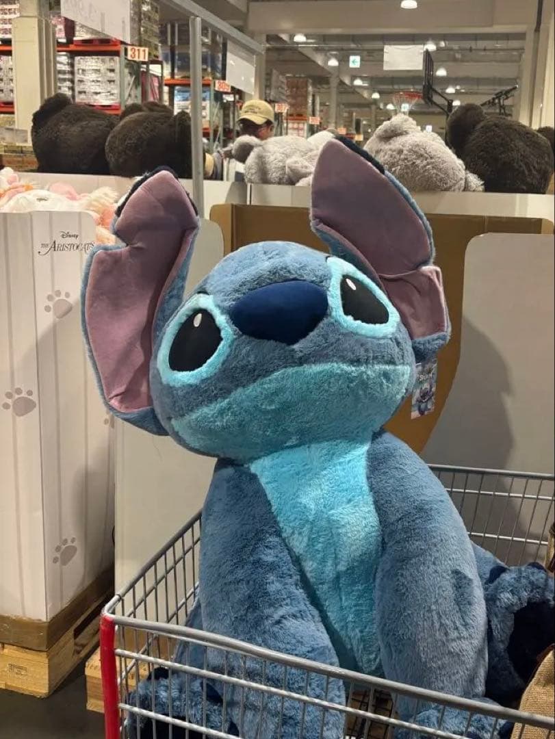 コストコ スティッチ 特大 ぬいぐるみ タグ付き