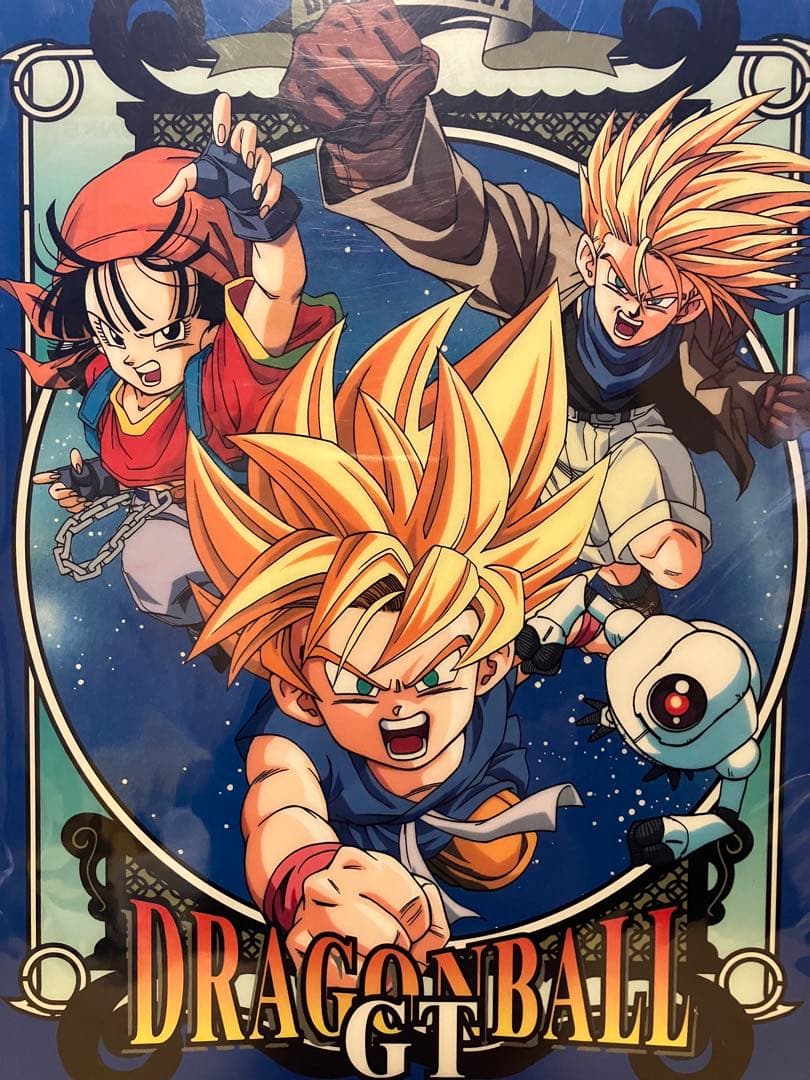 激レア】ドラゴンボールGT 孫悟空＆トランクス＆パン＆ギル 下敷き