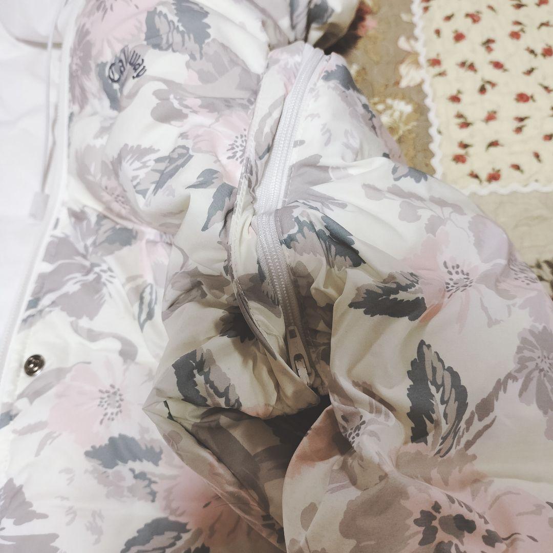 Callaway 花柄ダウンジャケットS ダウンスカートSSセット 冬ゴルフ