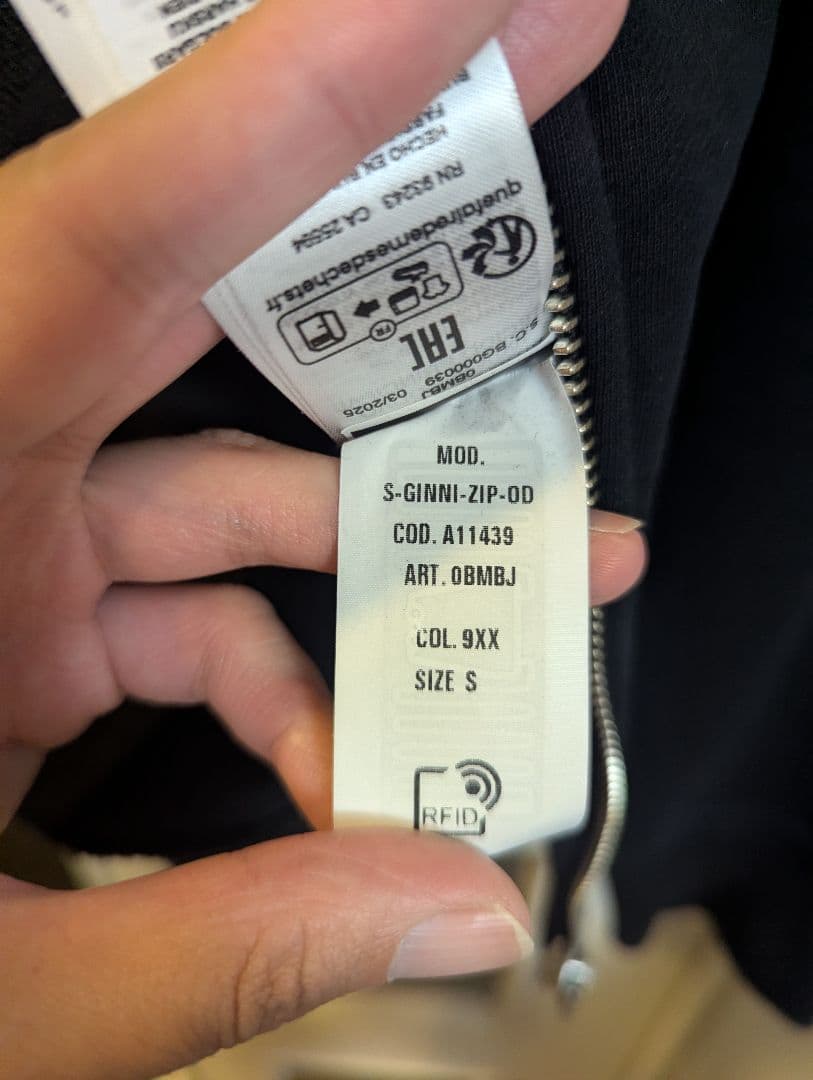 DIESEL[新品タグ付き]S-GINNI-ZIP-OD グレン期 ジップアップ