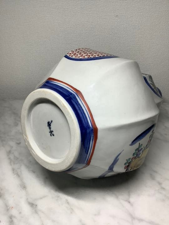 「お値下げ」九谷焼　三代　浅蔵五十吉作　瓢形酒瓶