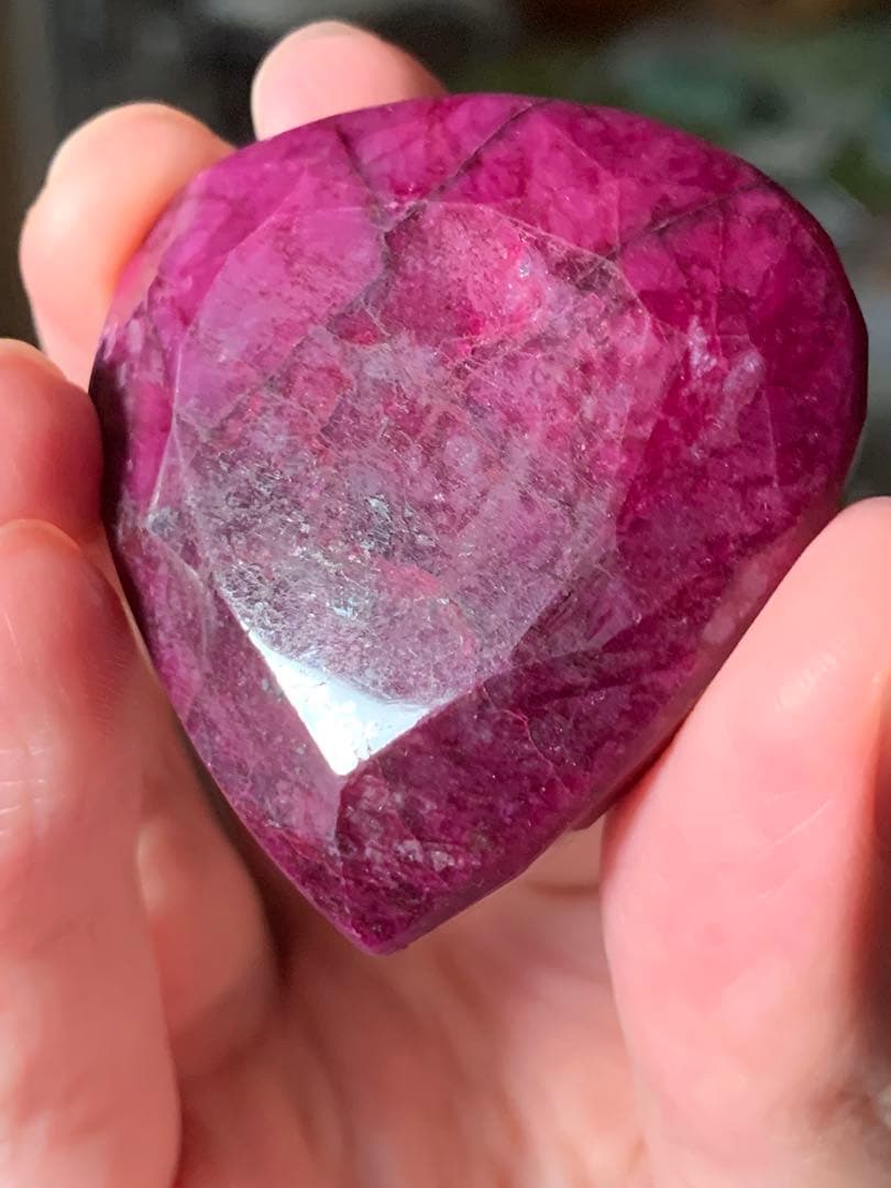 特大天然ルビー コランダム 219ct 恋愛運 パワーストーン ルース 根付