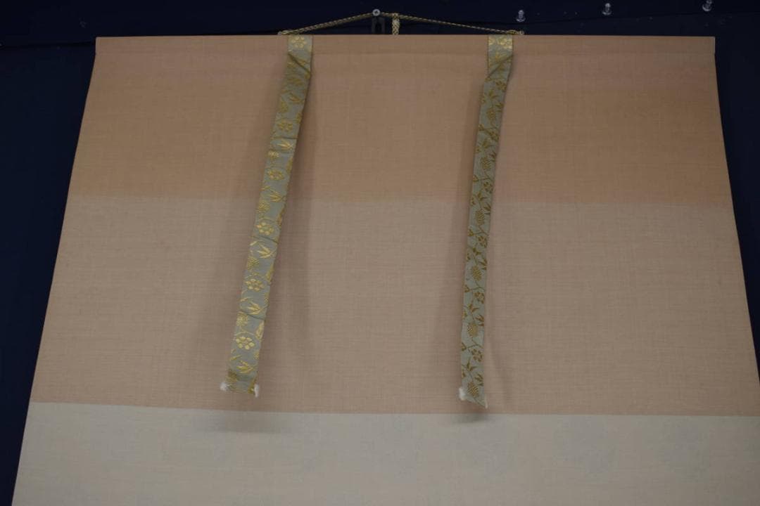 真作】野々内保太郎/松竹梅之図/横物/正月掛/掛軸☆宝船☆