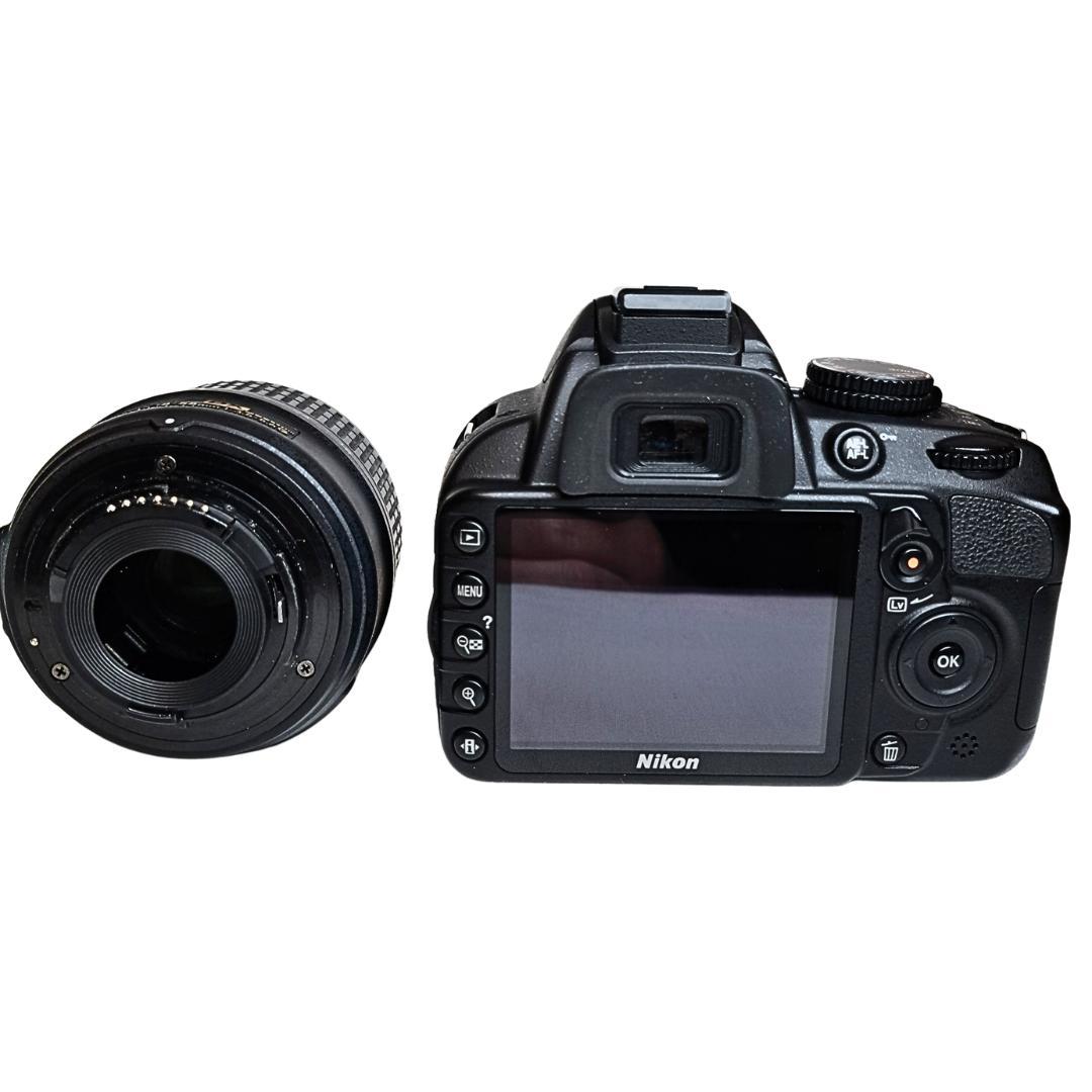 Nikon D3100 デジタル一眼レフ レンズ スマホケーブル SDカード付