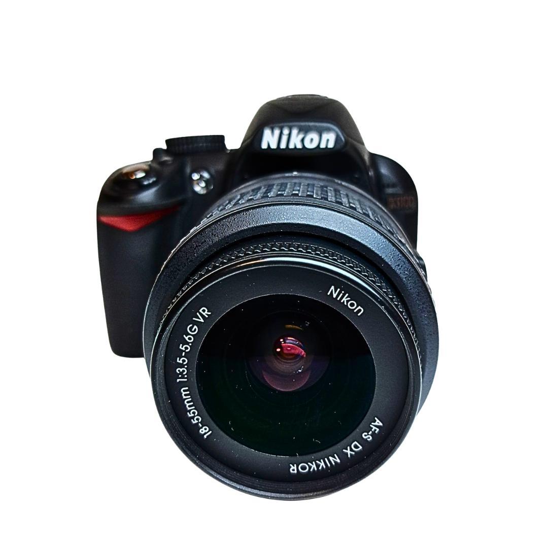 Nikon D3100 デジタル一眼レフ レンズ スマホケーブル SDカード付