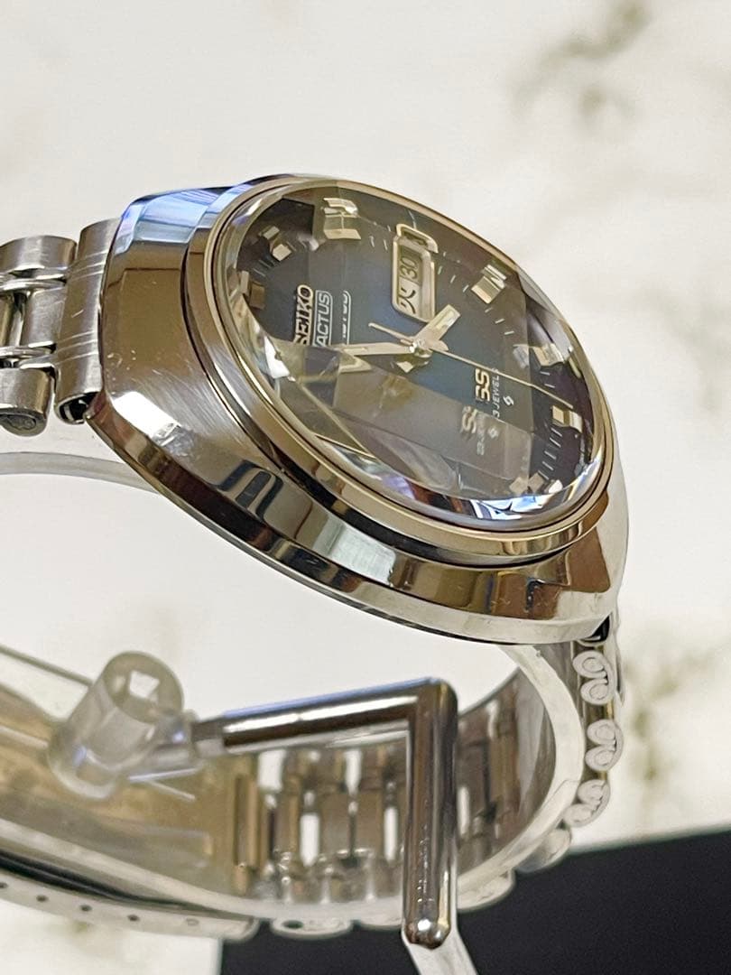 1973年5月製 セイコー5アクタスSS デイデイト 23J 9面カットガラス