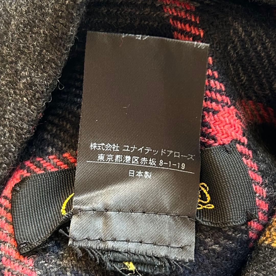 極美品　ドゥロワー　2way リバーシブル　チェック柄スカート　巻きスカート