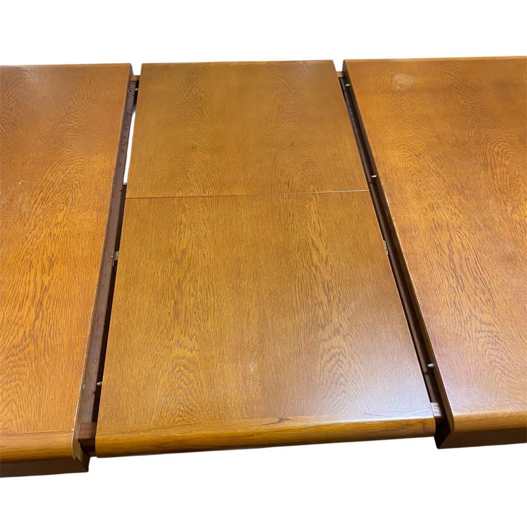 【希少】カリモク エクステンションテーブル　昭和レトロ