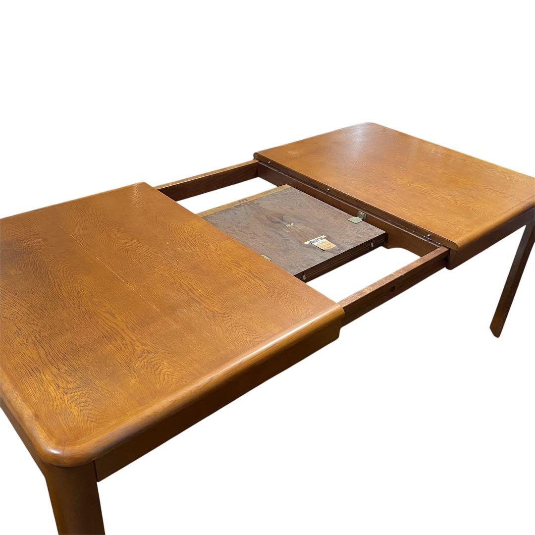 【希少】カリモク エクステンションテーブル　昭和レトロ