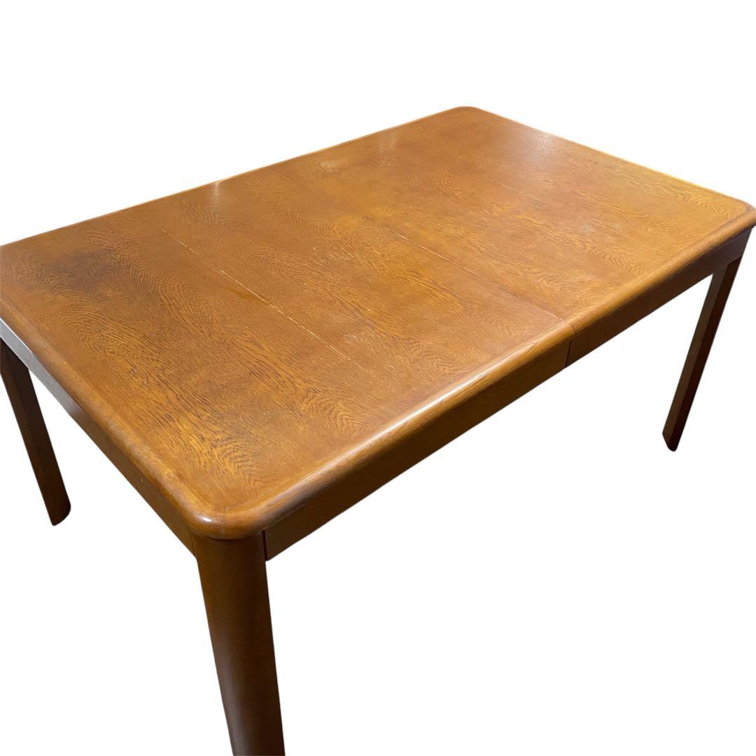 【希少】カリモク エクステンションテーブル　昭和レトロ