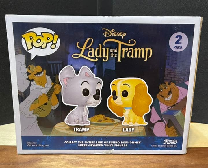 Funko POP! わんわん物語 レディ＆トランプ 限定 ファンコ