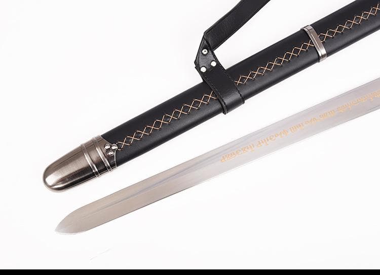 魔法使い4シリヤ銀剣 日本刀 模造刀 居合刀 武士道 武蔵 鑑賞用 手鍛造打