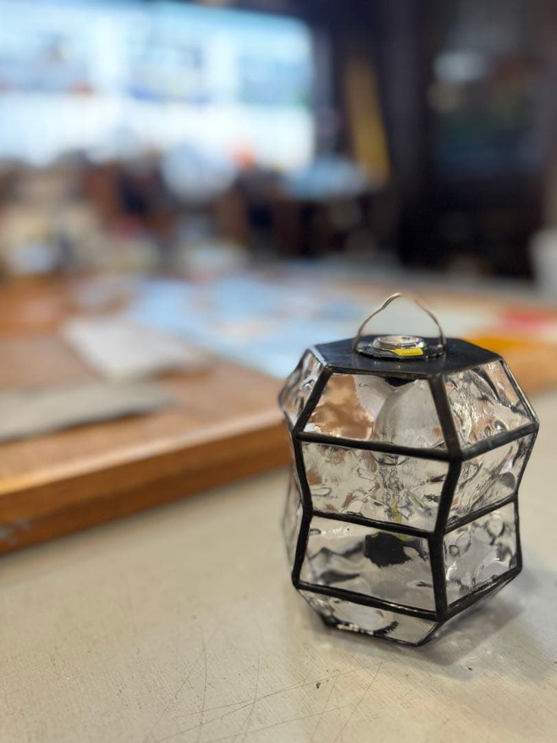 けーさん専用 peanuts clearー ステンドグラス ゴールゼロLEDラン