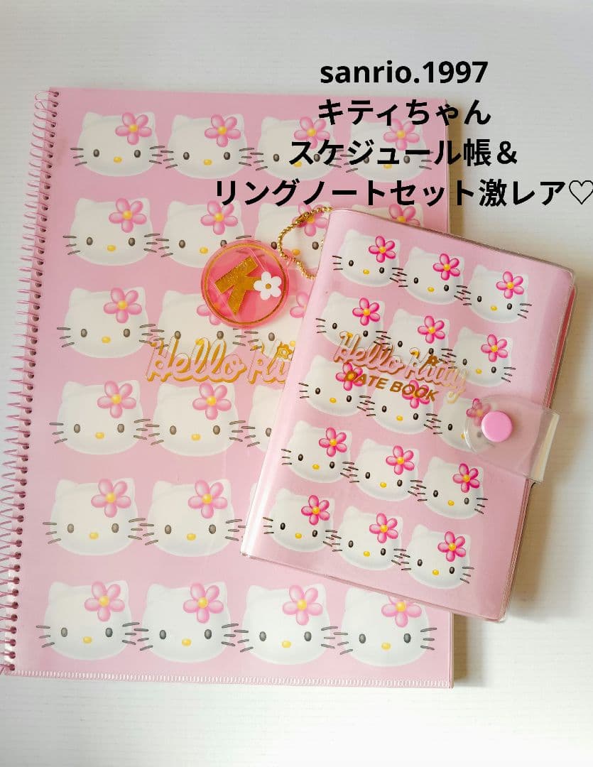 サンリオ♡キティちゃん スケジュール帳＆リングノートセット【激レア